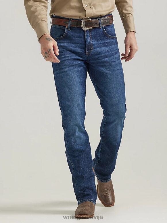 holšteiners retro slim fit bootcut džinsi vīriešiem apģērbs Wrangler BFNTB11