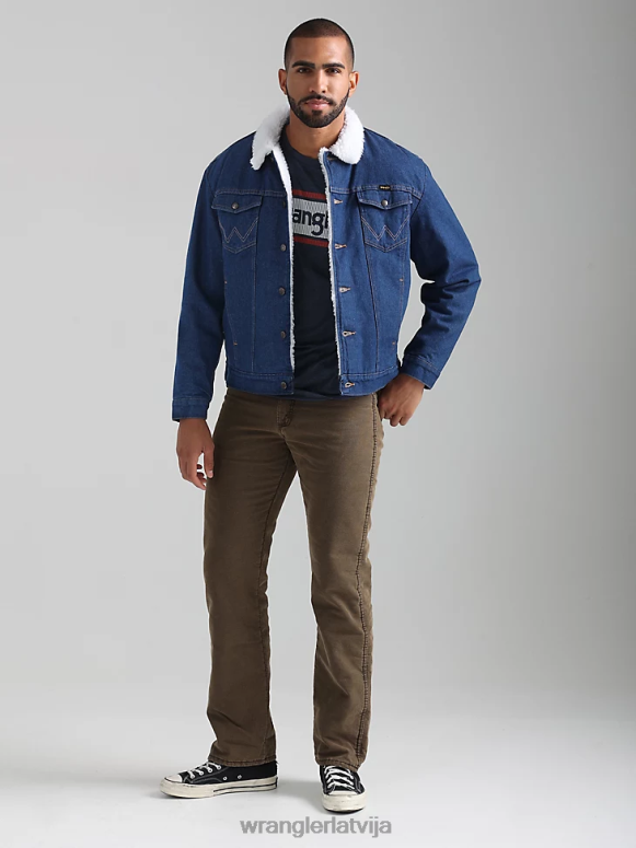 nakts brūns izturīgs nodiluma termodžinss vīriešiem apģērbs Wrangler BFNTB195