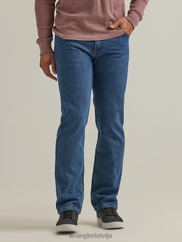 tumšā akmens skalošana autentisks regulāri fit flex jean vīriešiem apģērbs Wrangler BFNTB131