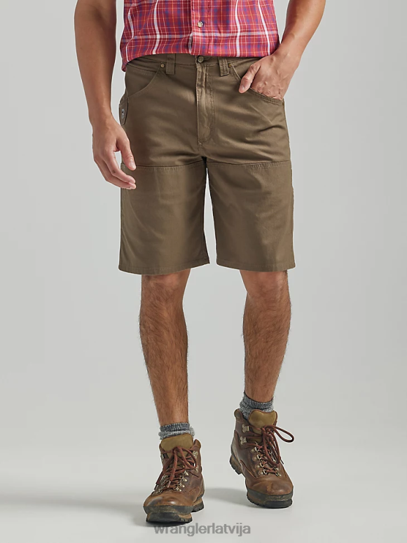 gaiši brūns riggs workwear utility relaxed short vīriešiem apģērbs Wrangler BFNTB675