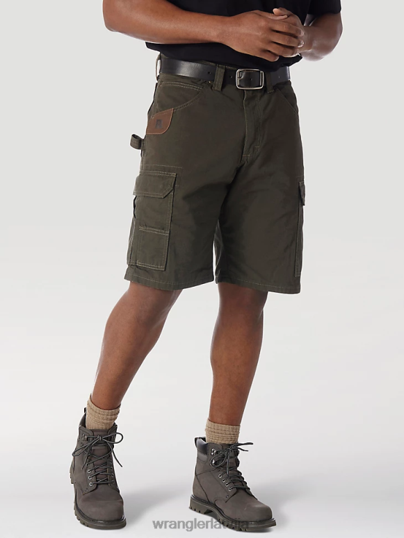 loden riggs workwear ripstop ranger cargo short vīriešiem apģērbs Wrangler BFNTB524
