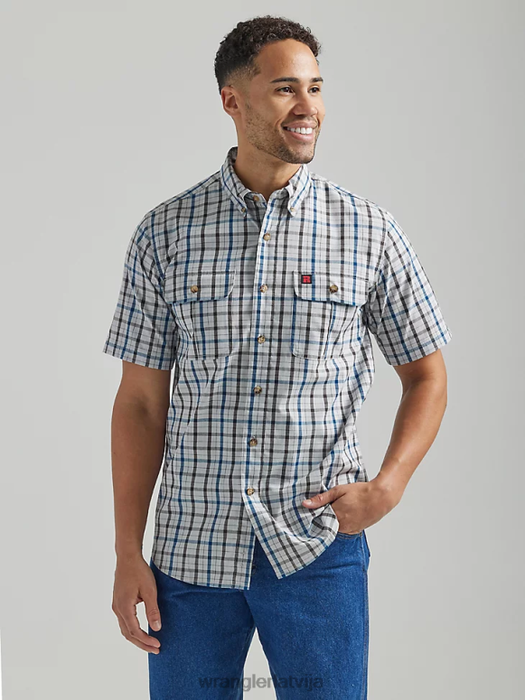 lietusgāze riggs workwear rūtains darba krekls vīriešiem apģērbs Wrangler BFNTB672