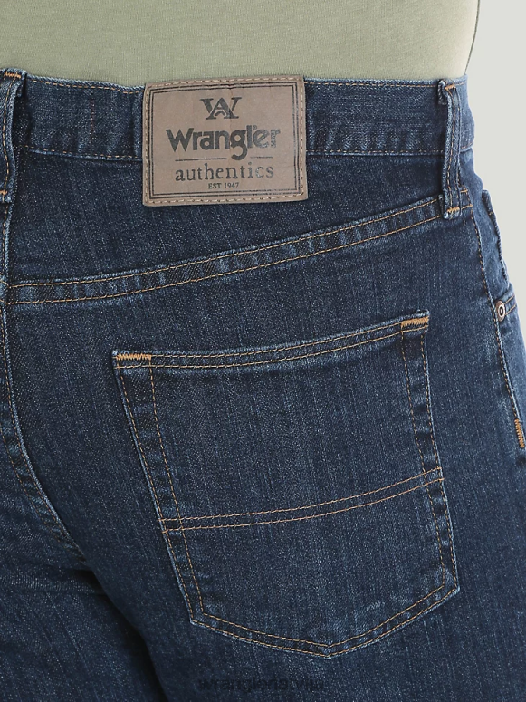 indigo tumšs autentisks regulāri fit flex jean vīriešiem apģērbs Wrangler BFNTB126