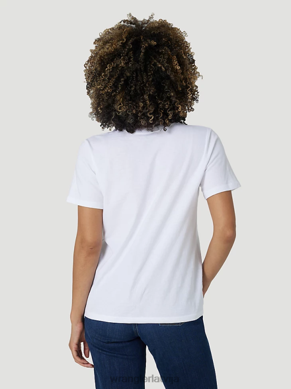 jūras zaļa riggs workwear t-krekls ar īsām piedurknēm sievietes apģērbs Wrangler BFNTB876