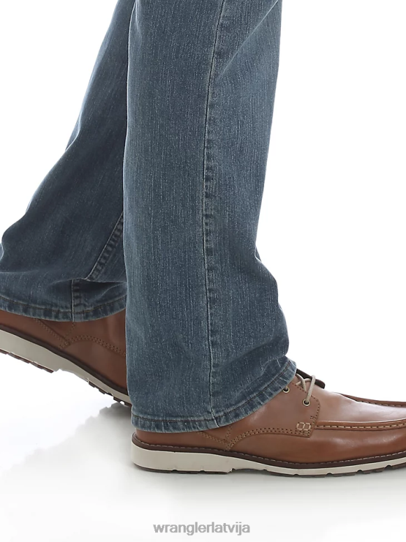 kapa piemineklis Pieczvaigžņu augstākās kvalitātes džinsa elastīgs džinss komfortablumam taisni pieguļošam džinsam vīriešiem apģērbs Wrangler BFNTB193