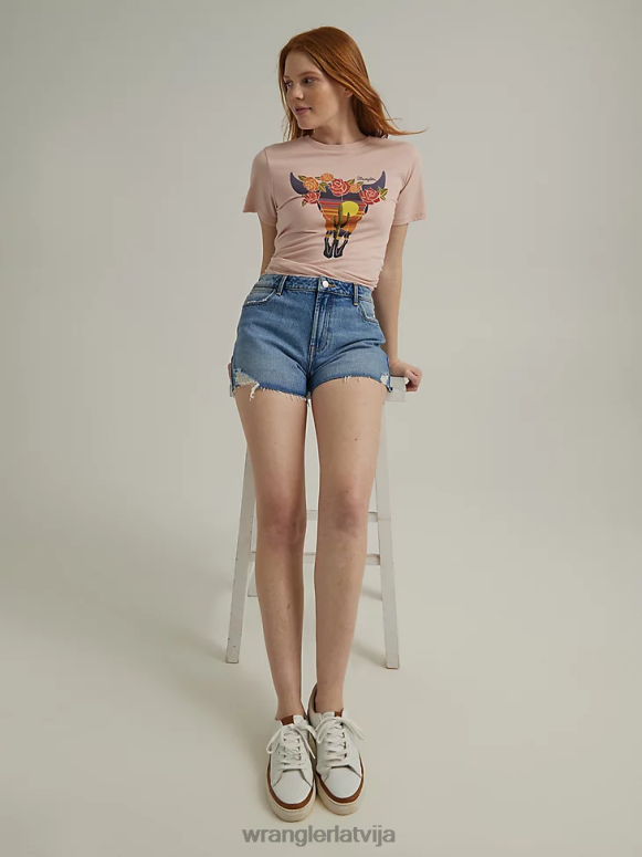 kliņģerīte augstceltne vintage cut-off short sievietes apģērbs Wrangler BFNTB840