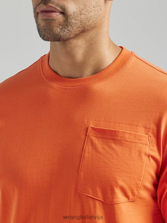 koi riggs workwear īsām piedurknēm 1 kabatas performances t-krekls vīriešiem apģērbs Wrangler BFNTB283