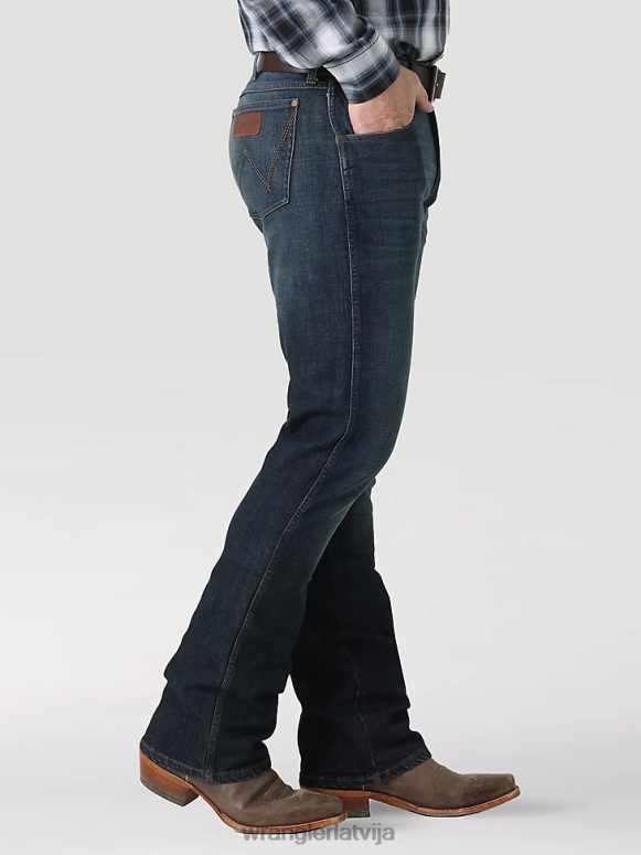 kokmateriāli retro slim fit bootcut džinsi vīriešiem apģērbs Wrangler BFNTB10