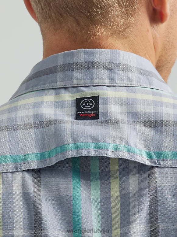 kure pleds atg by horizon rūtains krekls vīriešiem apģērbs Wrangler BFNTB652