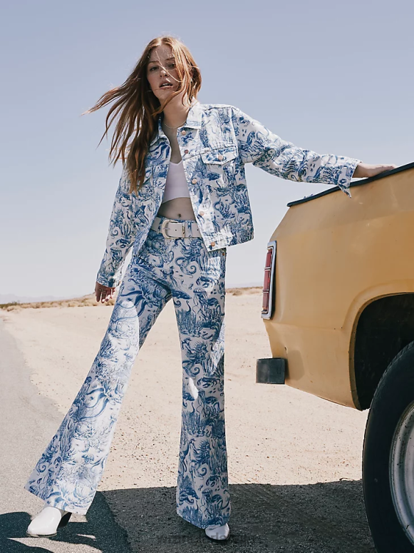 ledaina ēna rietumu raža sievietes apģērbs Wrangler BFNTB856