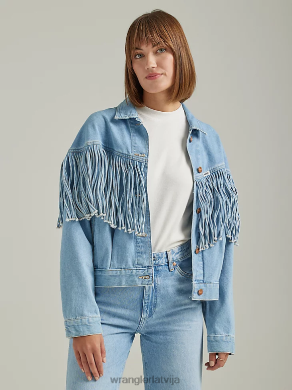 ledaini zils draudzenes džinsa jaka sievietes apģērbs Wrangler BFNTB854
