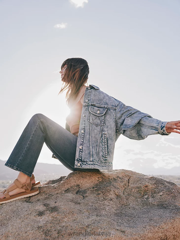 ledaini zils draudzenes džinsa jaka sievietes apģērbs Wrangler BFNTB854