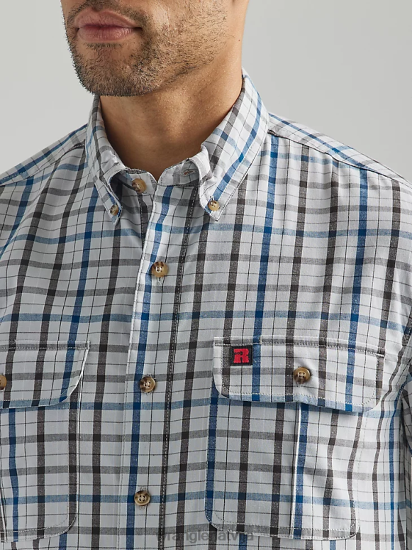 lietusgāze riggs workwear rūtains darba krekls vīriešiem apģērbs Wrangler BFNTB672