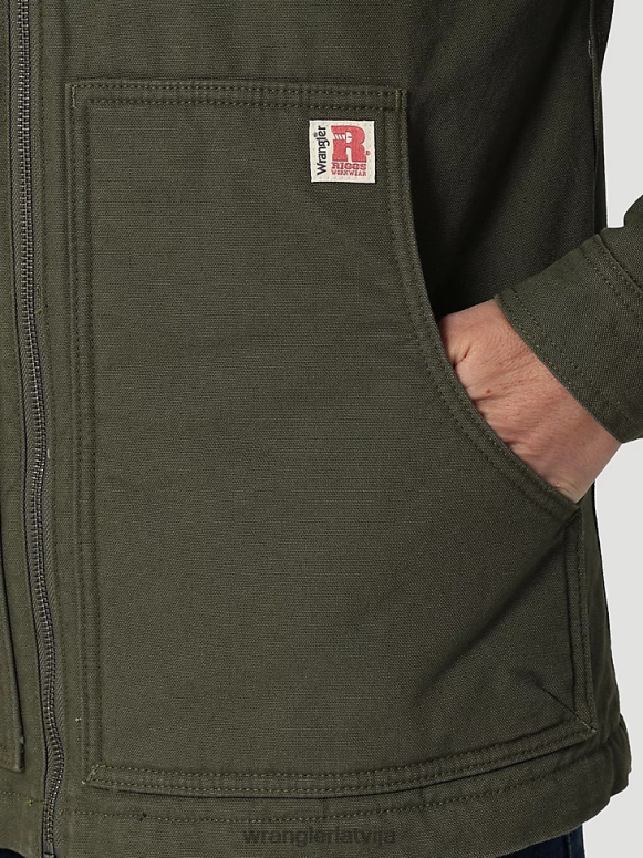 loden riggs grūts slāņu audekla jaka ar šerpu oderējumu sievietes apģērbs Wrangler BFNTB864