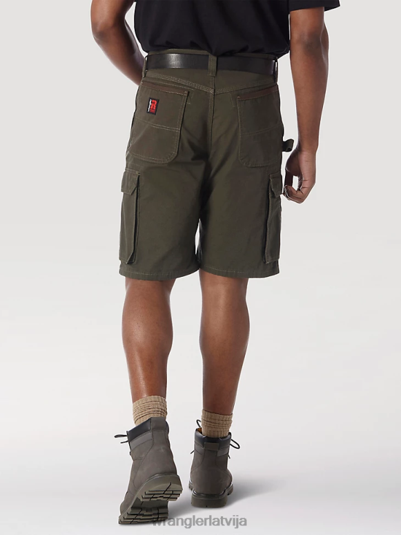loden riggs workwear ripstop ranger cargo short vīriešiem apģērbs Wrangler BFNTB524