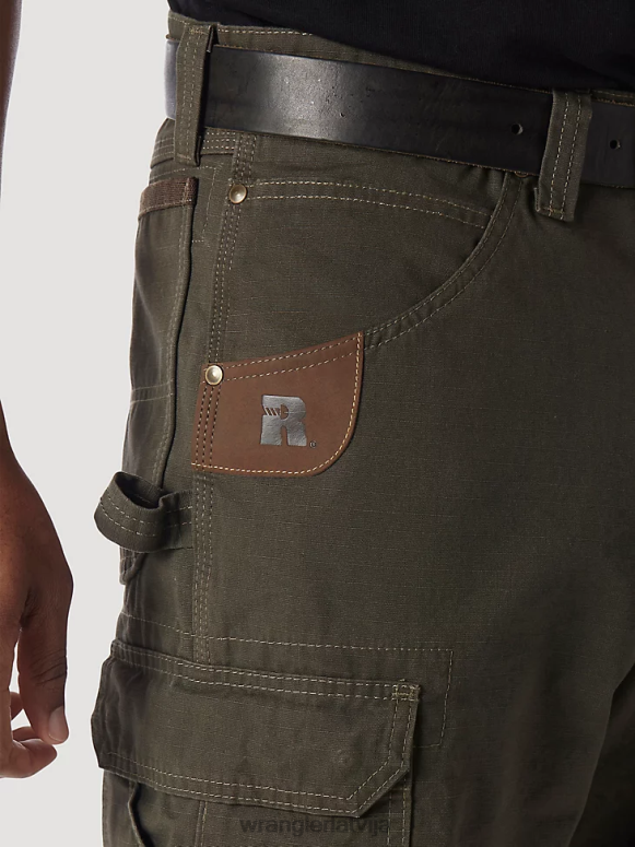 loden riggs workwear ripstop ranger cargo short vīriešiem apģērbs Wrangler BFNTB524