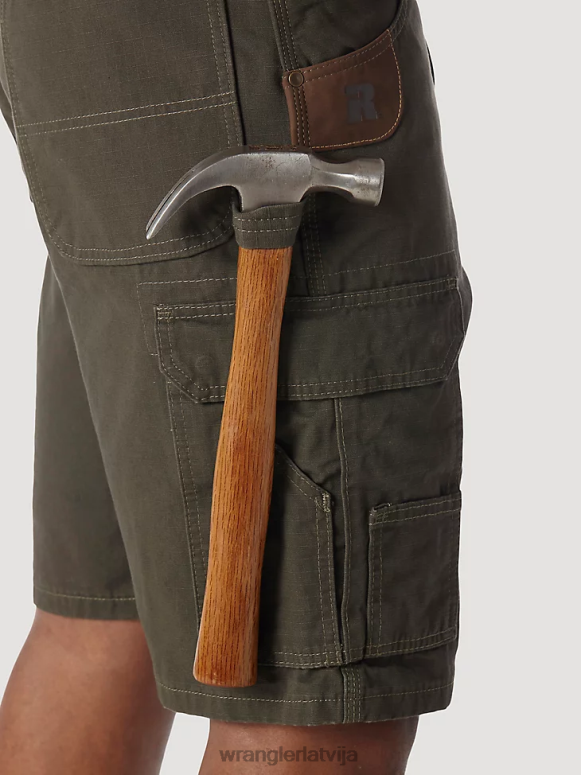 loden riggs workwear ripstop ranger cargo short vīriešiem apģērbs Wrangler BFNTB524