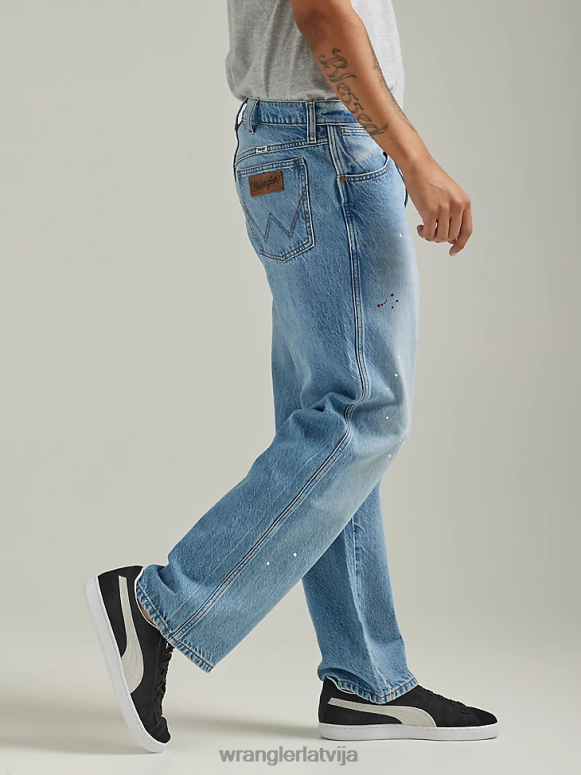 līdzenumi iznīcināts brīvs piegriezums džins vīriešiem apģērbs Wrangler BFNTB144