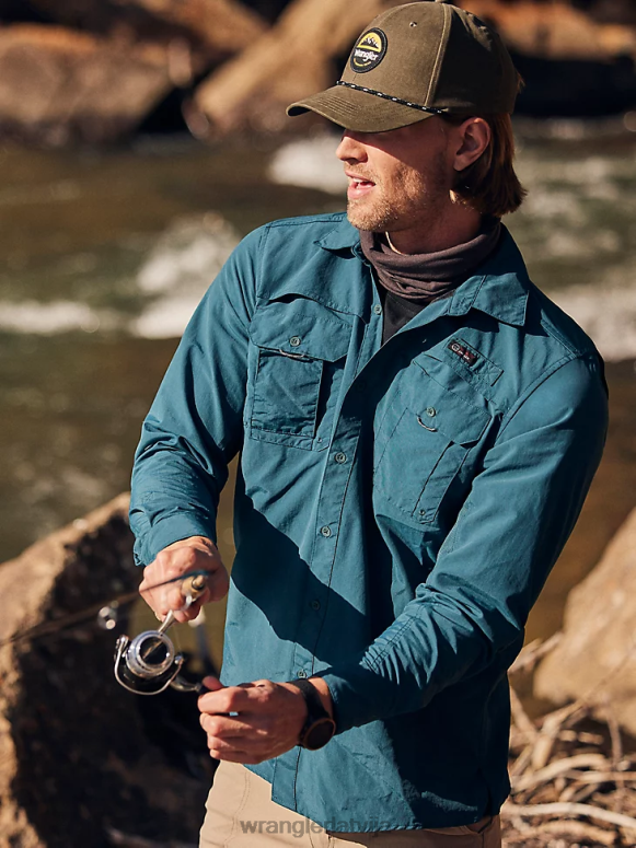 matēts melns atg ādas elastīga josta vīriešiem Piederumi Wrangler BFNTB643