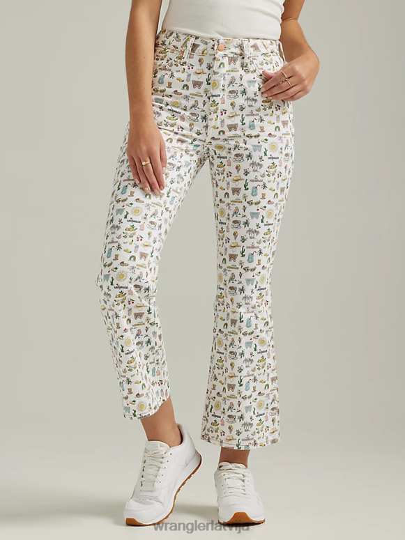 mazgāt bootcut džinsi sievietes apģērbs Wrangler BFNTB779