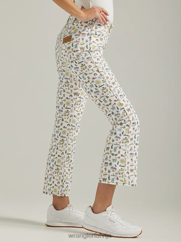 mazgāt bootcut džinsi sievietes apģērbs Wrangler BFNTB779