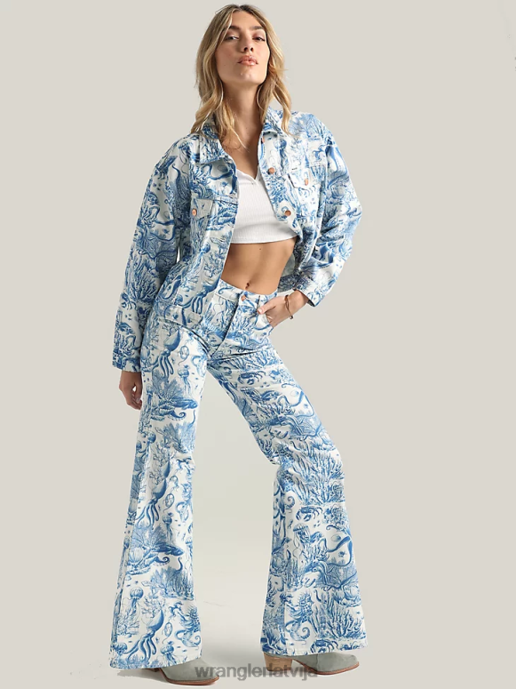 mazgāt bootcut džinsi sievietes apģērbs Wrangler BFNTB779