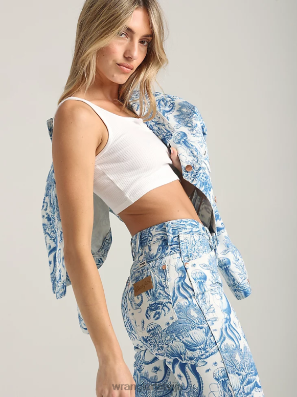 mazgāt bootcut džinsi sievietes apģērbs Wrangler BFNTB779