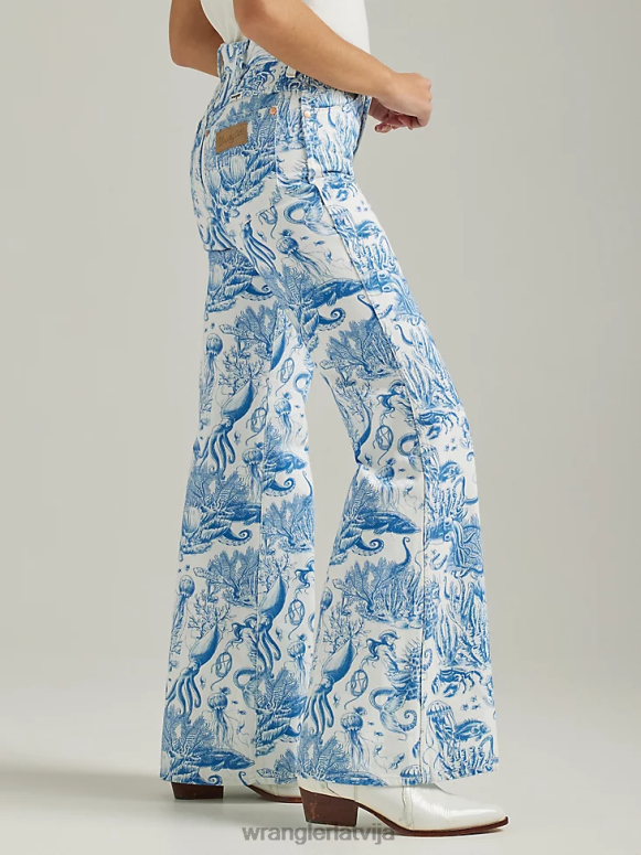 mazgāt bootcut džinsi sievietes apģērbs Wrangler BFNTB779