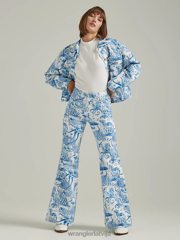 mazgāt bootcut džinsi sievietes apģērbs Wrangler BFNTB779