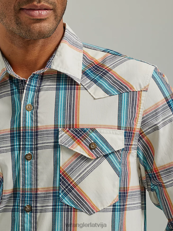 medus kovboju mazgāšanas rūtains krekls vīriešiem apģērbs Wrangler BFNTB411