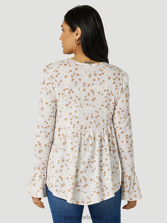 melns ar garām piedurknēm viens punkts priekšpusē un aizmugurē jūgu ciets tops sievietes apģērbs Wrangler BFNTB888