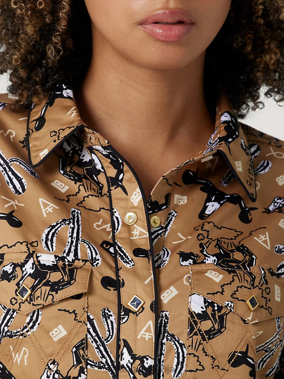 melns ar garām piedurknēm viens punkts priekšpusē un aizmugurē jūgu ciets tops sievietes apģērbs Wrangler BFNTB888