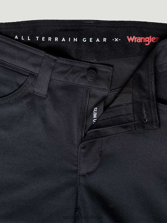 melns atg by slim utility pant sievietes apģērbs Wrangler BFNTB819