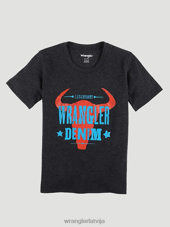 melns atvieglinātas formas slidotājs īss zēni apģērbs Wrangler BFNTB1019