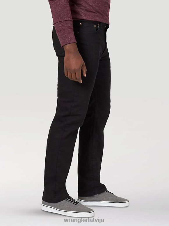 melns autentisks regulāri fit flex jean vīriešiem apģērbs Wrangler BFNTB129
