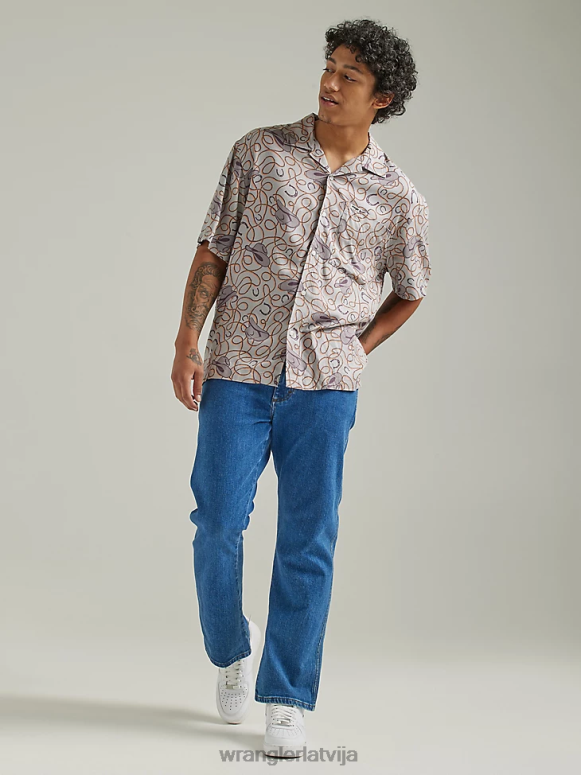 melns autentisks regulāri pieguļošs kokvilnas džinss vīriešiem apģērbs Wrangler BFNTB147