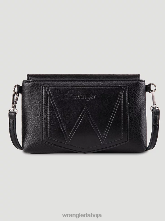 melns bārkstis tirkīza krusta korpuss sievietes Piederumi Wrangler BFNTB909