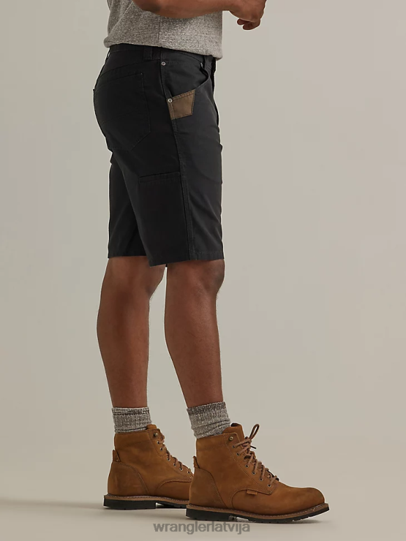 melns darba apģērbu tehniķa īss vīriešiem apģērbs Wrangler BFNTB574