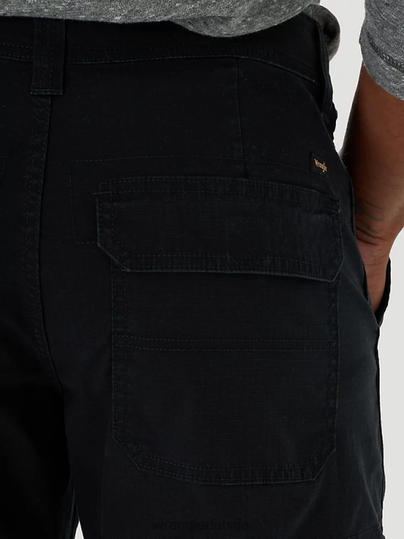 melns kravas bikses vīriešiem apģērbs Wrangler BFNTB210