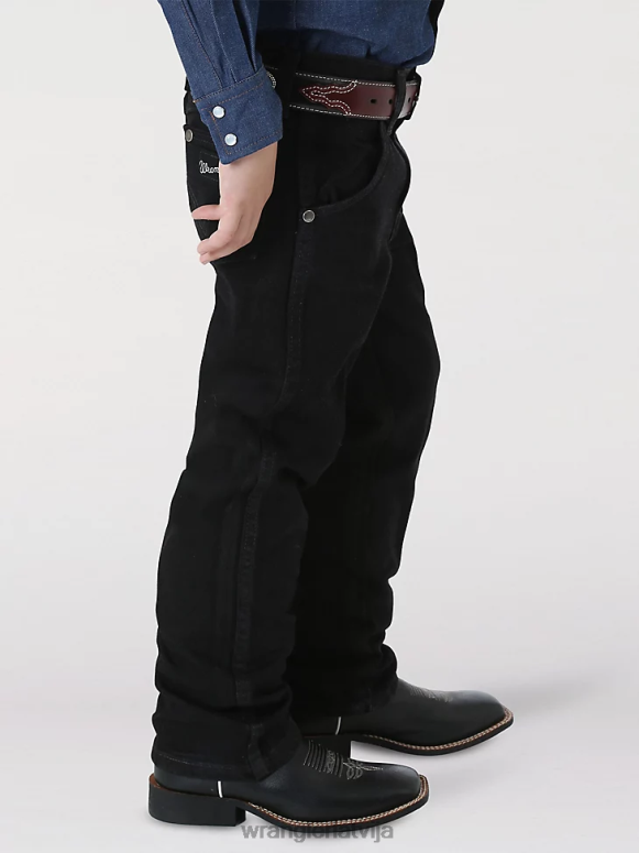 melns mazi sudraba izdevuma džinsi zēni apģērbs Wrangler BFNTB1027