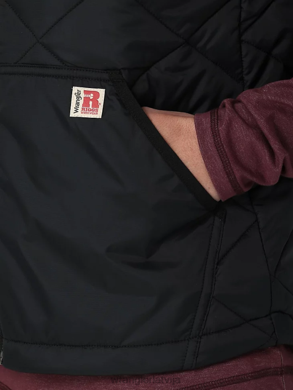 melns riggs workwear darba jaka sievietes apģērbs Wrangler BFNTB867