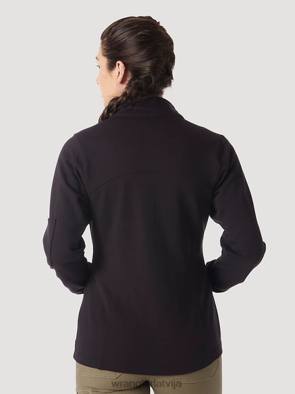 melns riggs workwear darba jaka sievietes apģērbs Wrangler BFNTB867