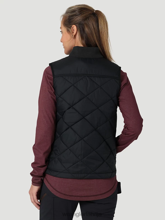 melns riggs workwear darba jaka sievietes apģērbs Wrangler BFNTB867