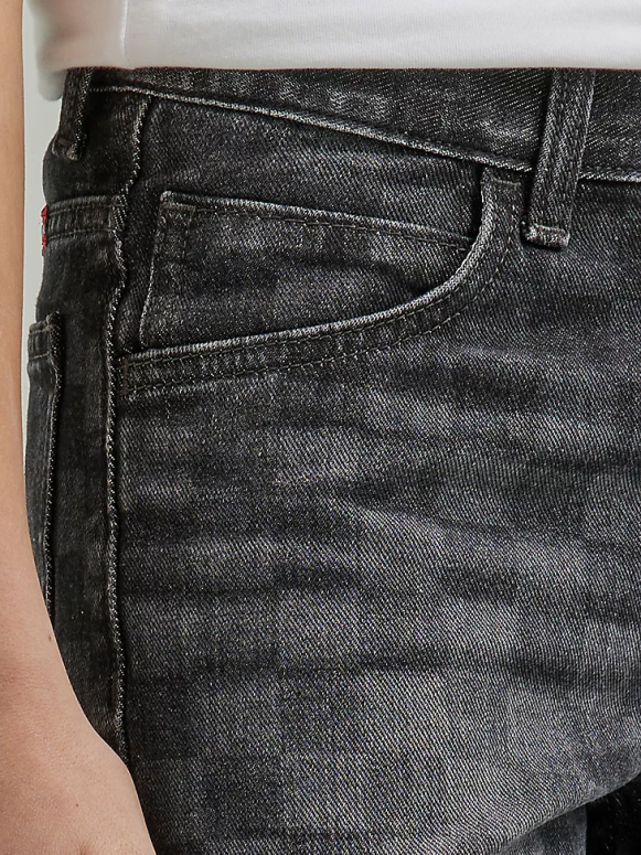 melns rūtains džinsa īss zēni apģērbs Wrangler BFNTB1039