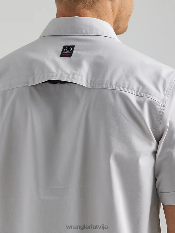 migla atg asimetrisks kabatas krekls ar rāvējslēdzēju vīriešiem apģērbs Wrangler BFNTB328