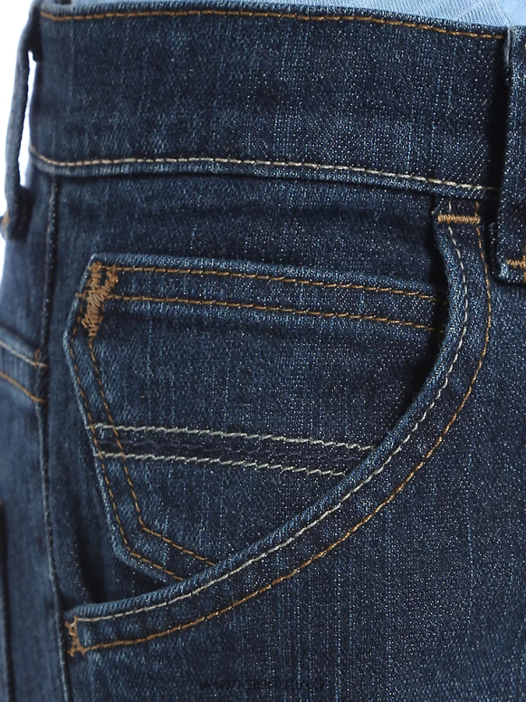 mēness gaiši zils piecu zvaigžņu klasiski taisni pieguļoši džinsi (hasky) zēni apģērbs Wrangler BFNTB972