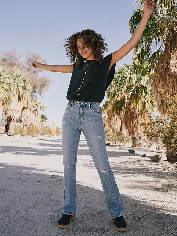 mīlēts visā pasaulē 661 augstceltnes džinsi ar platām kājām sievietes apģērbs Wrangler BFNTB771