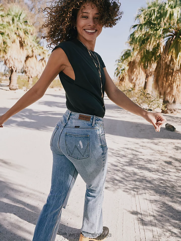 mīlēts visā pasaulē 661 augstceltnes džinsi ar platām kājām sievietes apģērbs Wrangler BFNTB771