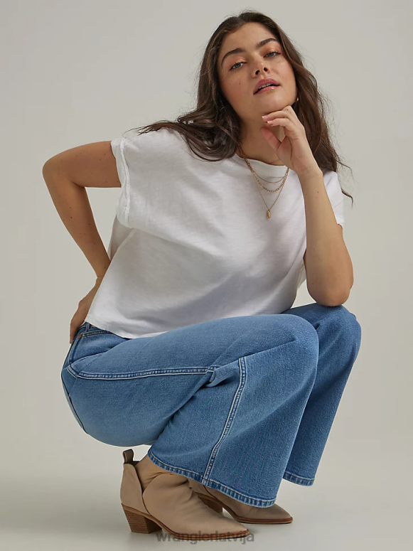 nekādu nodomu visā pasaulē 661 augstceltnes džinsi ar platām kājām sievietes apģērbs Wrangler BFNTB773