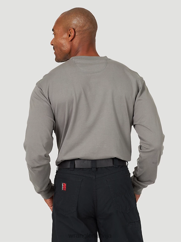 niķelis riggs workwear ar garām piedurknēm 1 kabatas performances t-krekls vīriešiem apģērbs Wrangler BFNTB285